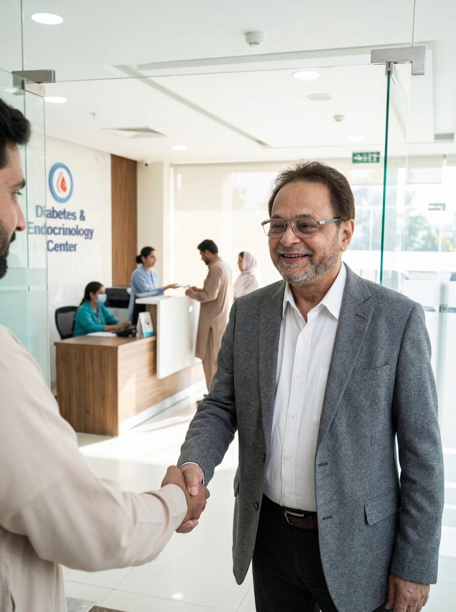 Welcoming patient