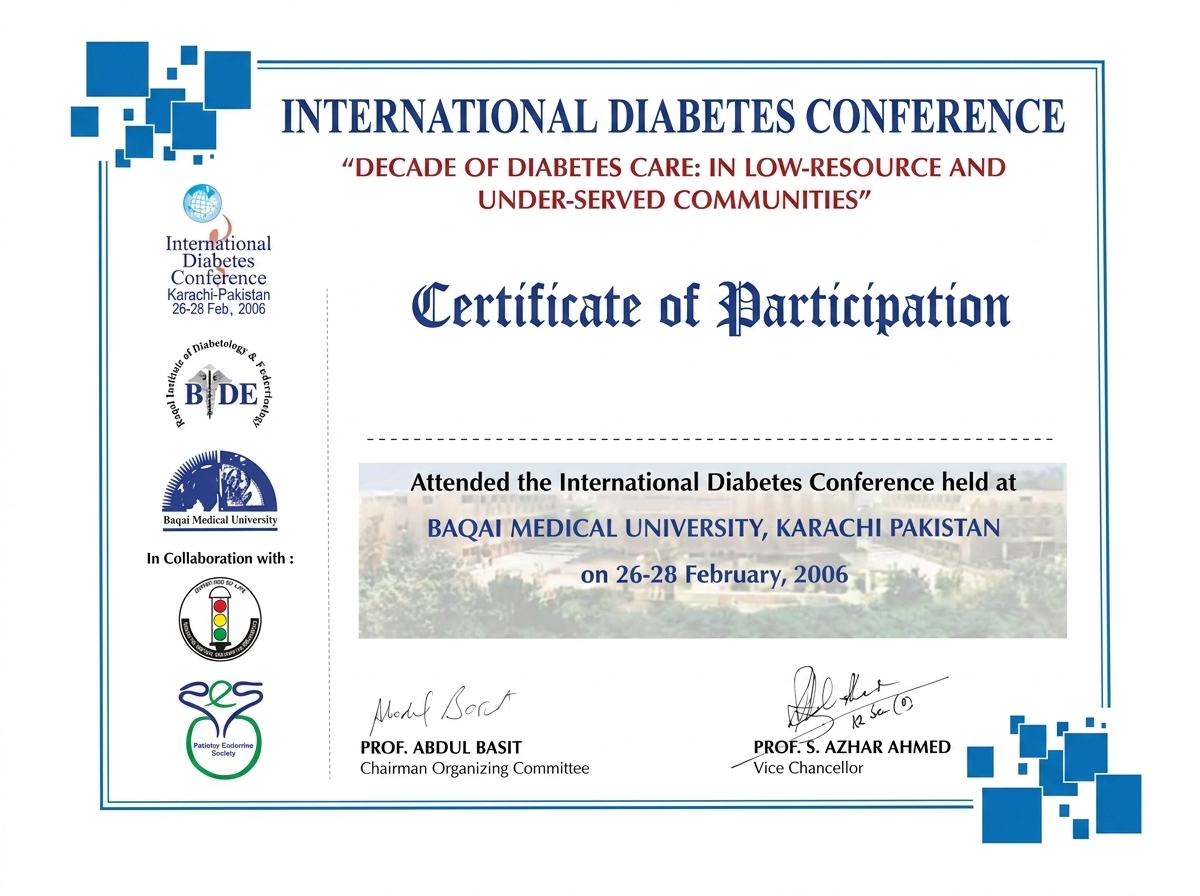 BMU Diabetes Conference 2006
